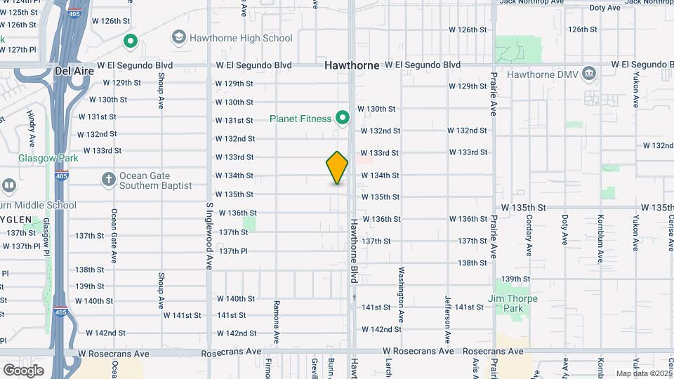 4427 W 135th St Mapa y Detalles de la Ubicación