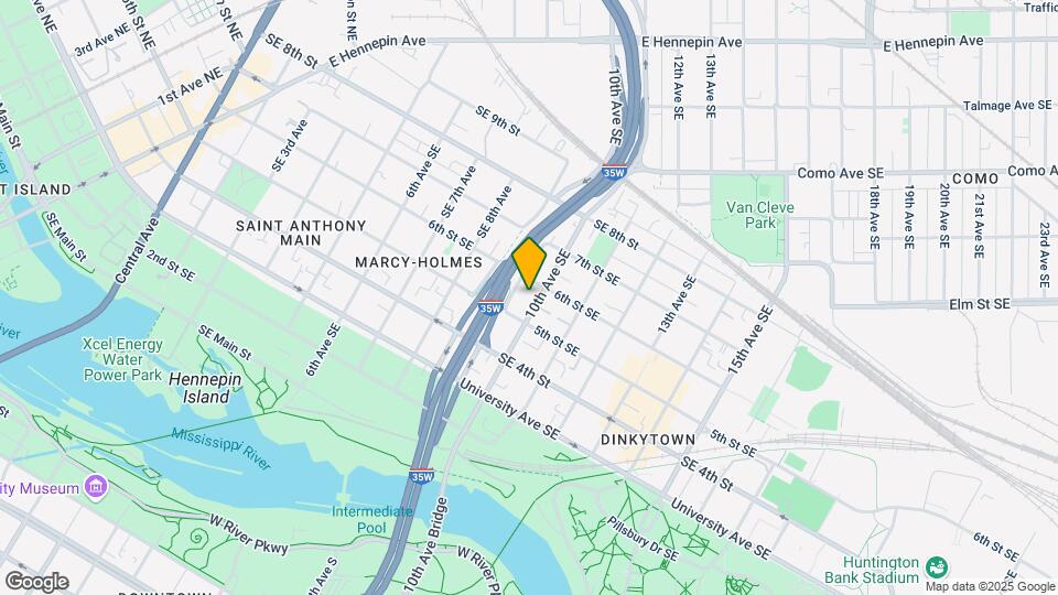 Dinkytown Apartments Mapa y Detalles de la Ubicación