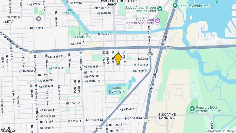 15990 NE 19th Ct-Unit -2 Map and Location Details