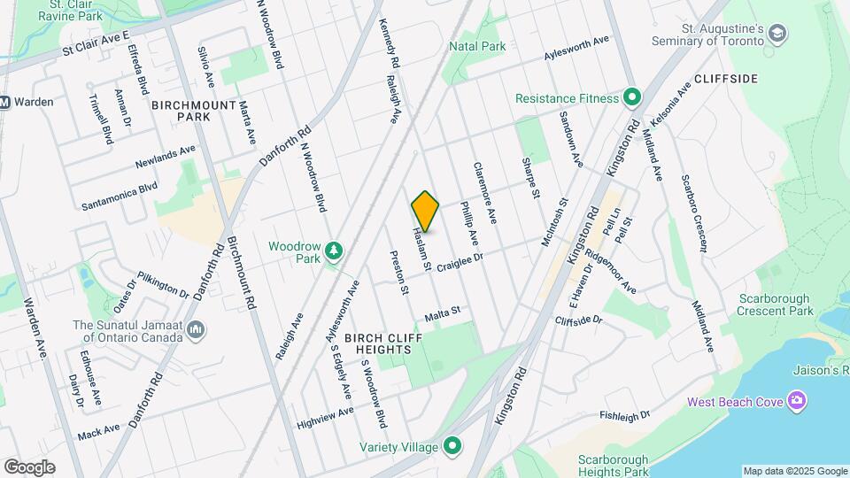 91 Haslam St Map and Location Details