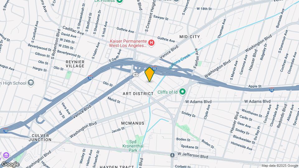 6027 Comey Ave Map and Location Details
