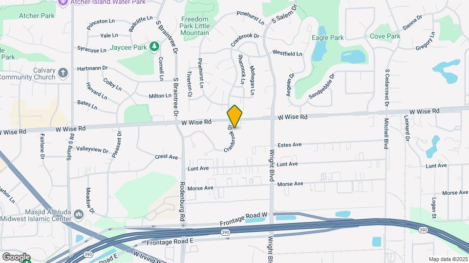 1217 Cranbrook Dr Map and Location Details