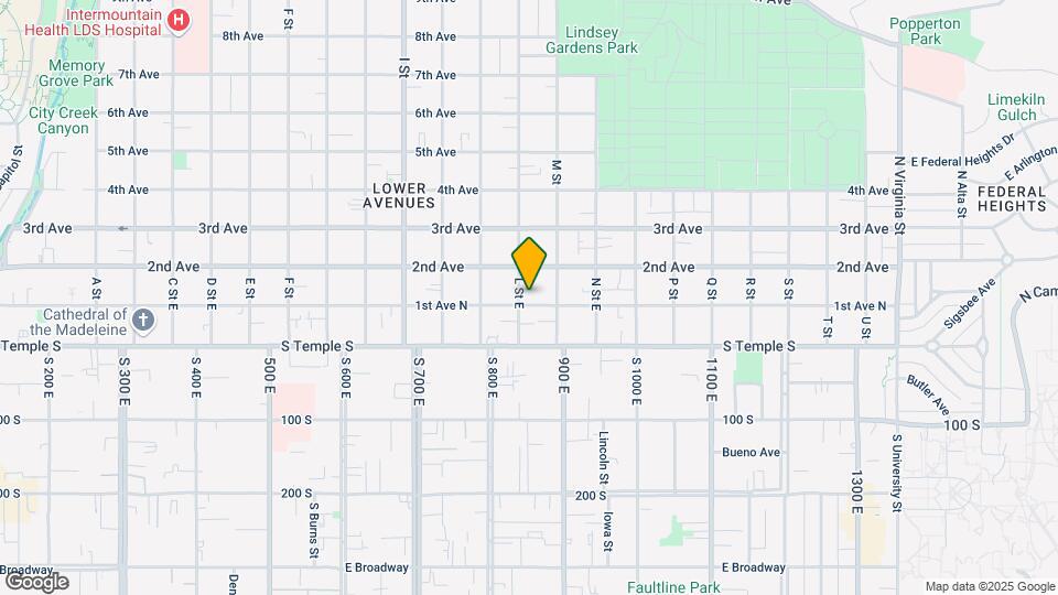 757 1st Ave Map and Location Details