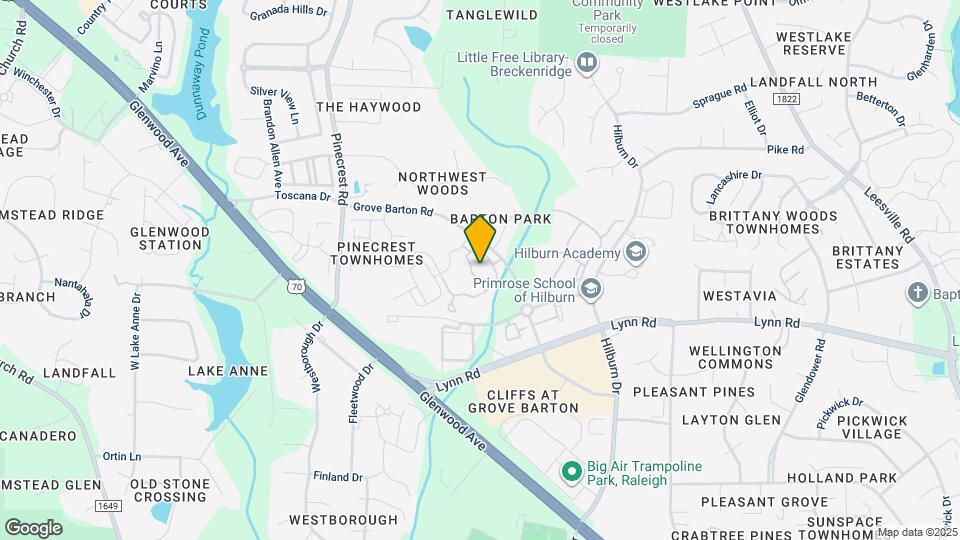 Camden Crest Map and Location Details