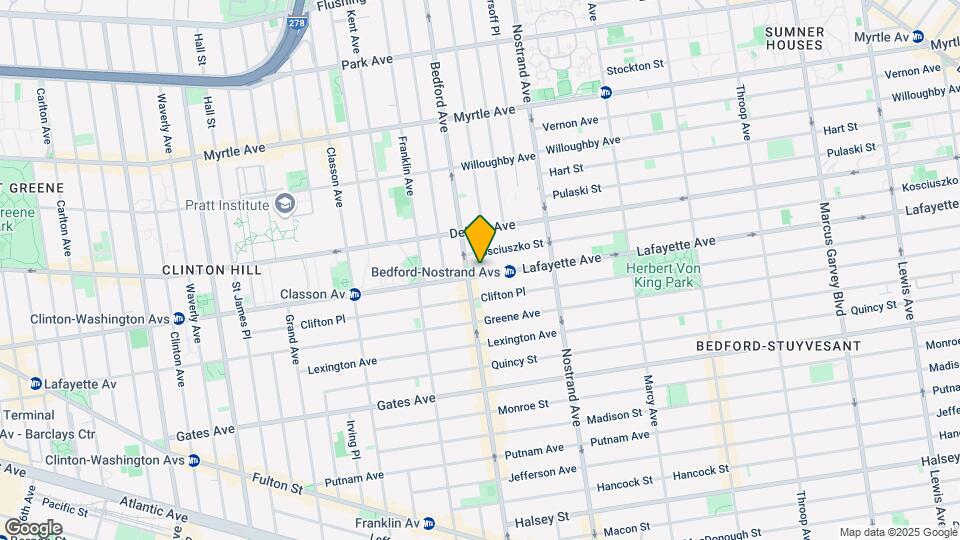 501-503 Lafayette Ave Mapa y Detalles de la Ubicación