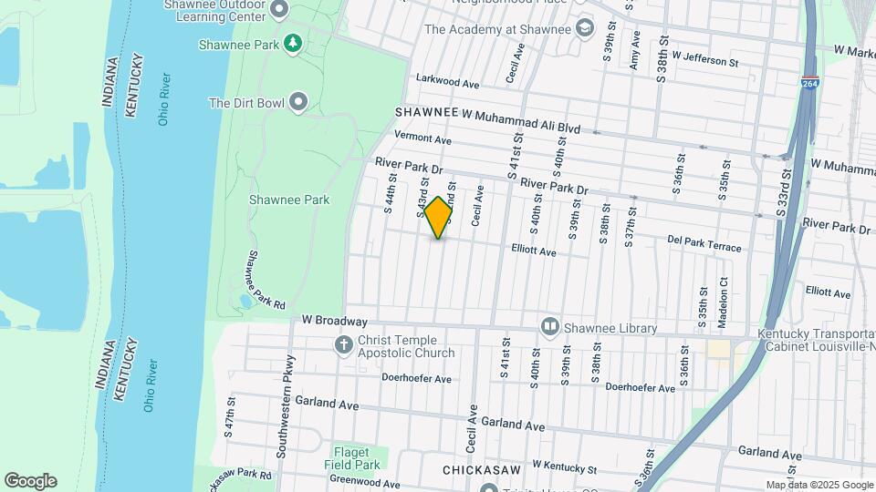 652 S 42nd St Map and Location Details