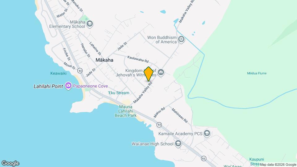 84-290-290 Makaha Valley Rd Map and Location Details