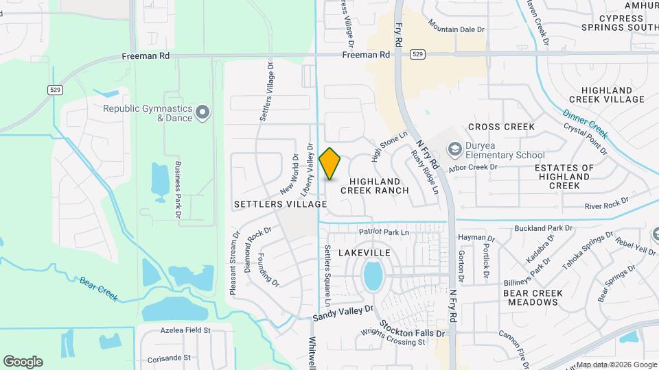 6634 Stonecross Creek Ln Map and Location Details