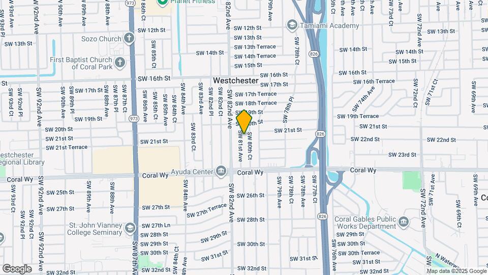 2101 SW 81st Ave Map and Location Details