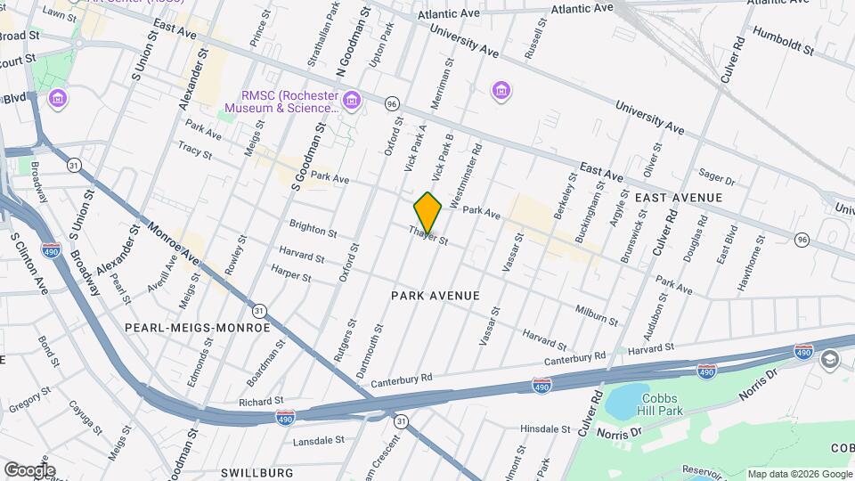 23 Thayer St Map and Location Details