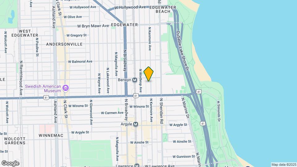 5240 N Kenmore Ave, Unit 3 Map and Location Details