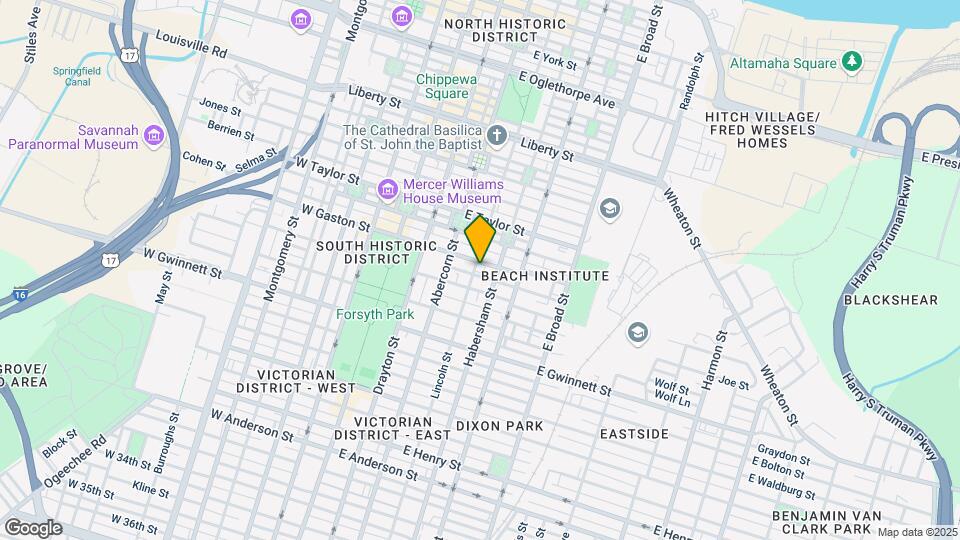 303 E Gaston St Map and Location Details