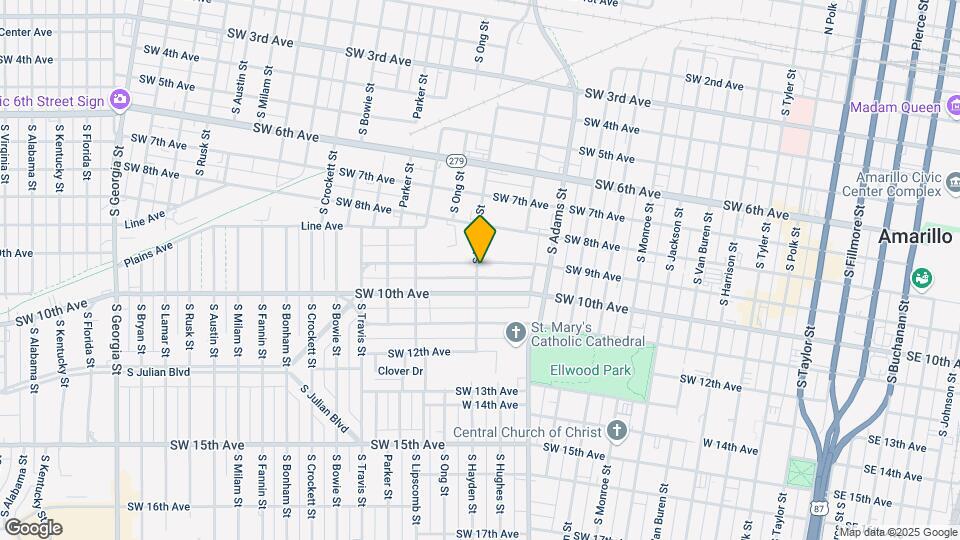1021 W 9th Ave Map and Location Details