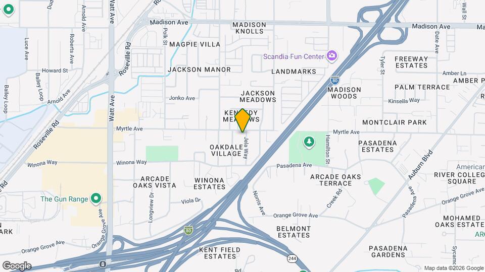 4837 Jela Way Map and Location Details