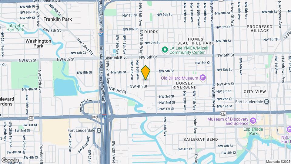 414 NW 15th Way-Unit -1 Mapa y Detalles de la Ubicación