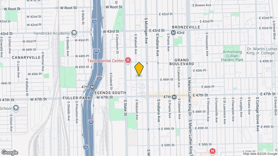 4557 S Wabash Ave Map and Location Details