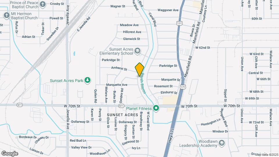 6623 W Canal Blvd Map and Location Details