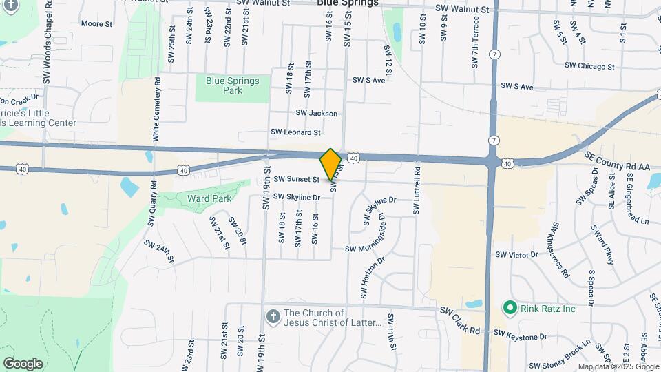 1500 SW Sunset St Map and Location Details