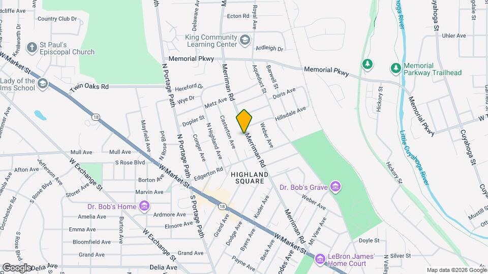 314 Merriman Rd Map and Location Details