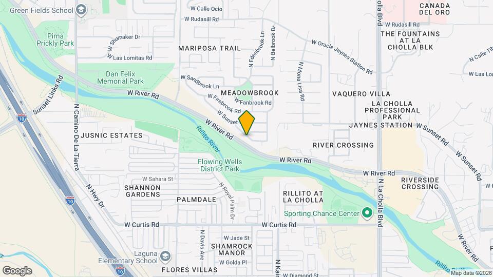 2617 W Lazybrook Dr Map and Location Details