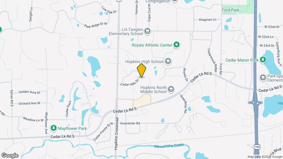 2517 Cedar Hills Dr Map and Location Details