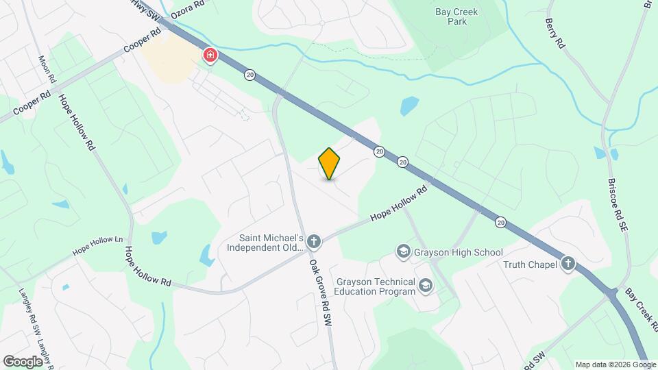 135 Lacey Oak Ln Map and Location Details