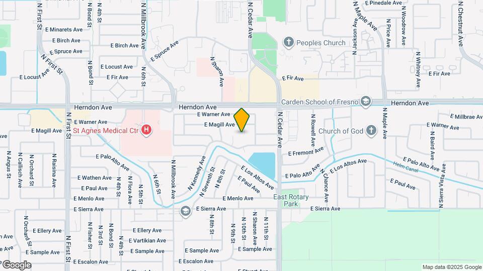 6675 N Spalding Ave Map and Location Details