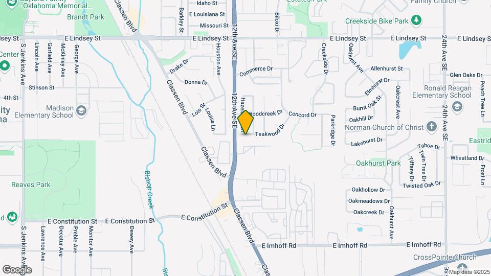 1208 Teakwood Dr Map and Location Details
