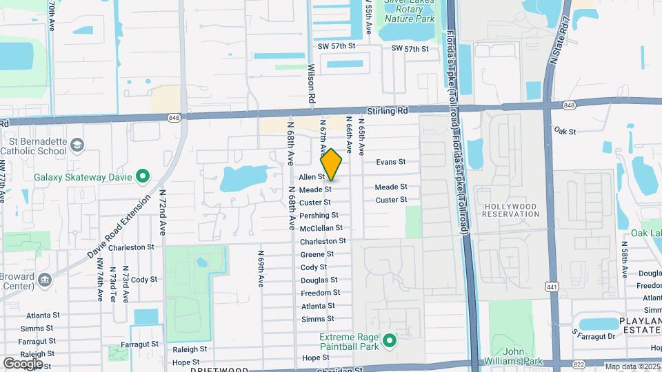 6661 Meade St Map and Location Details