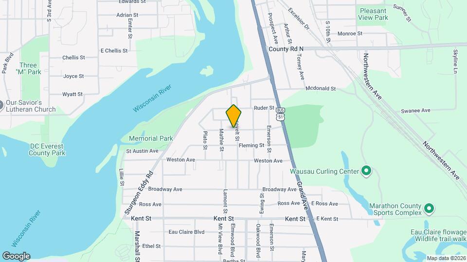 1702 Roosevelt St Map and Location Details