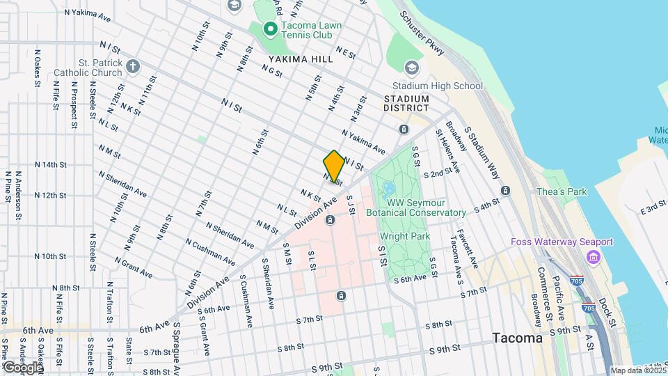 212 N J St Mapa y Detalles de la Ubicación