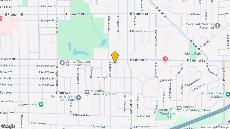 1430 E Coolidge Ave Map and Location Details