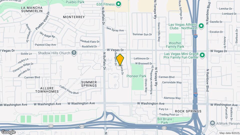 1349 Lucia Dr Mapa y Detalles de la Ubicación