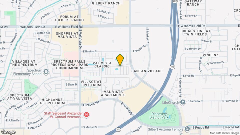 2726 S Equestrian Dr Map and Location Details