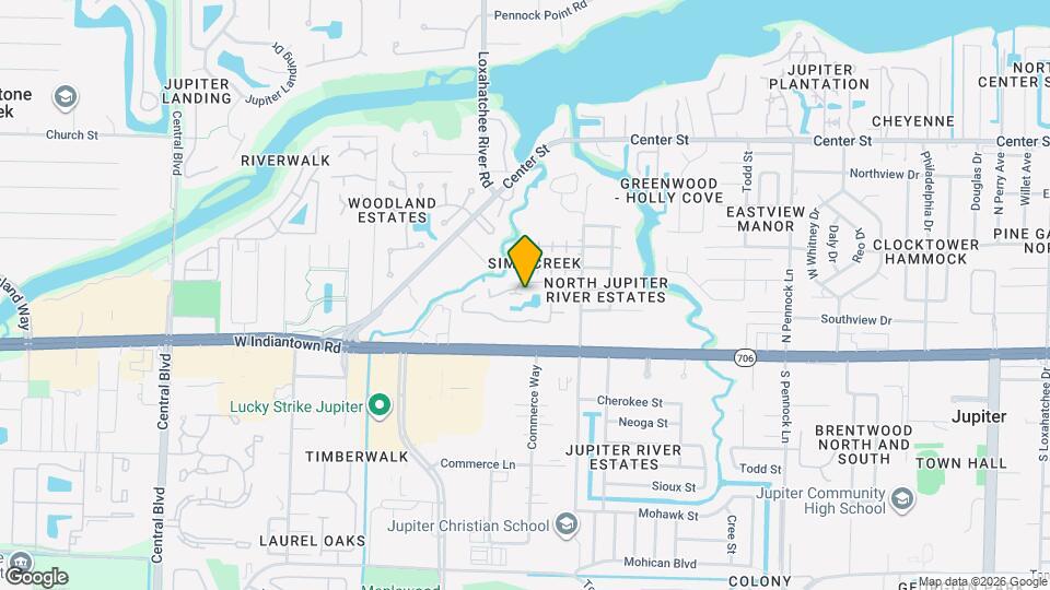 110 N Delaware Blvd Map and Location Details