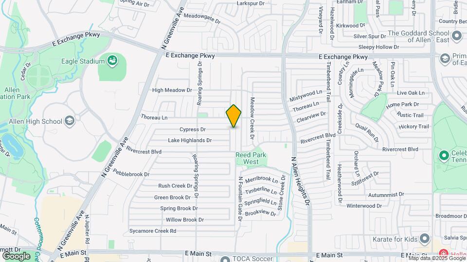 604 Spring Willow Dr Map and Location Details