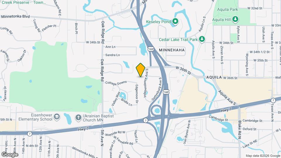 3640 Independence Ave S, Unit 61 Map and Location Details