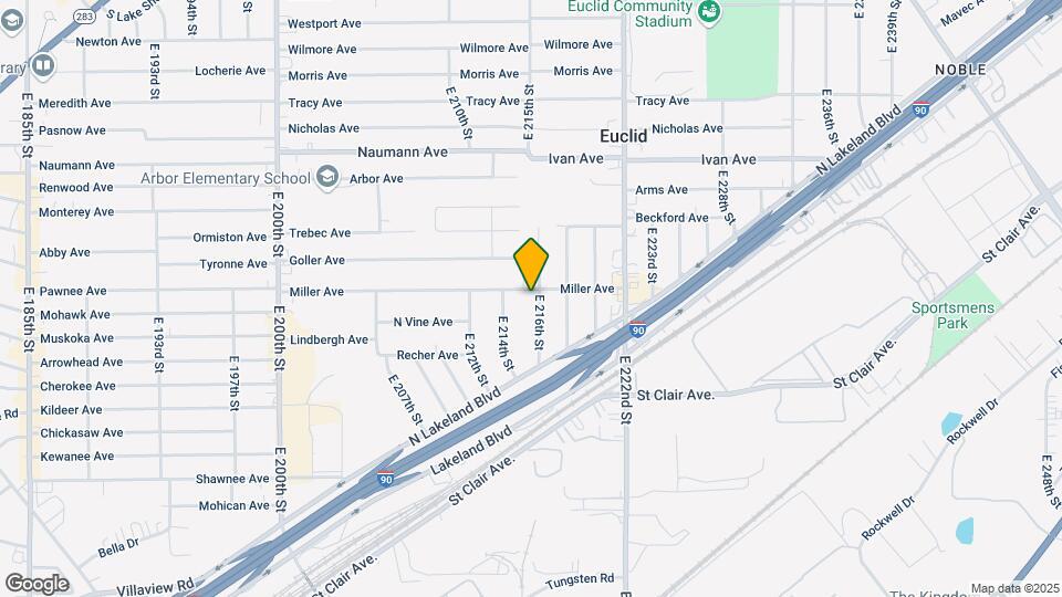 21550 Miller Ave Map and Location Details