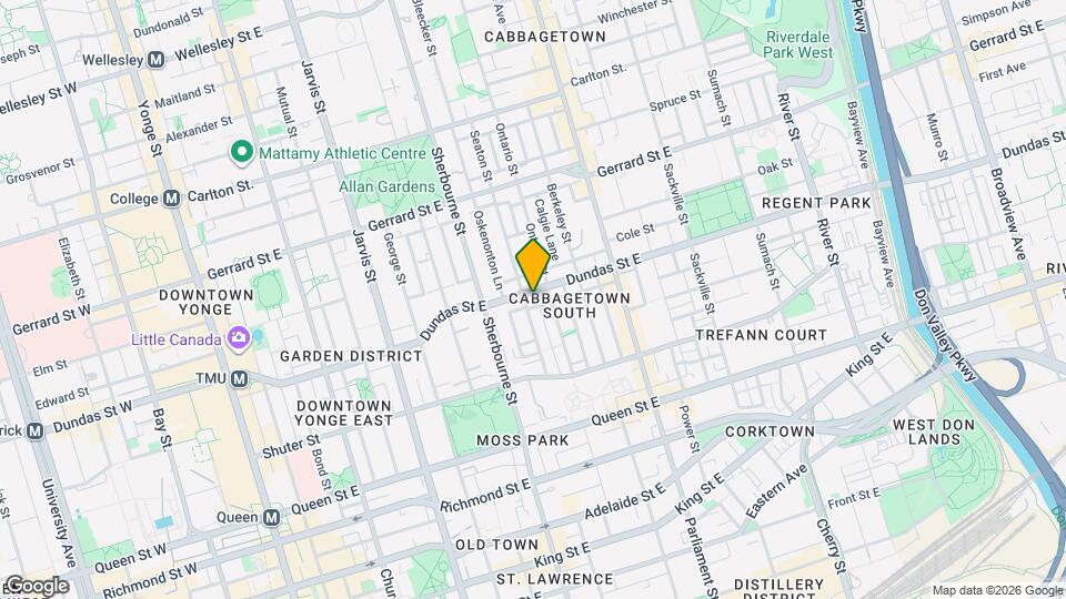 365 Dundas St E Map and Location Details