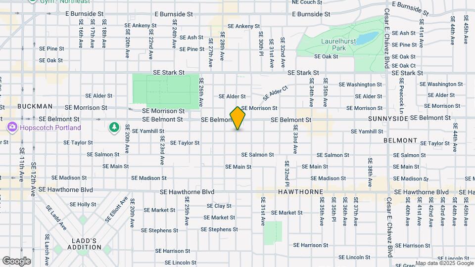 1034 SE 29th Ave Map and Location Details