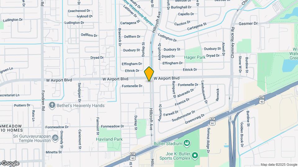 12306 Hillcroft St Map and Location Details