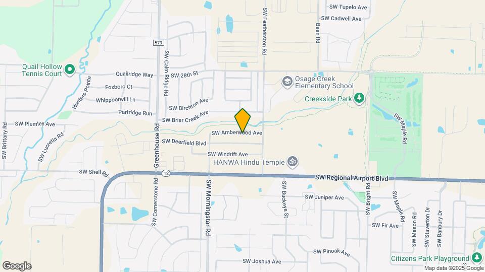 3005 SW Amberwood Ave Map and Location Details