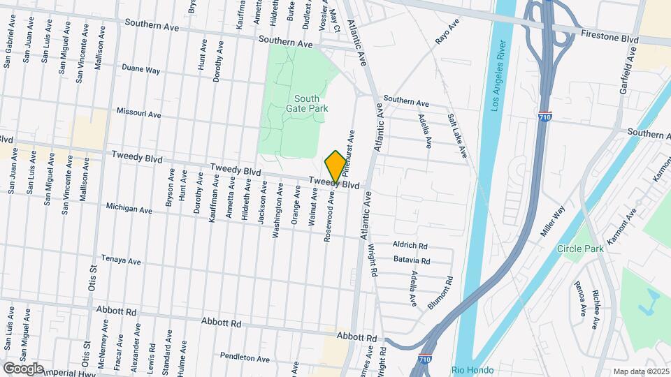 4954 Tweedy Blvd Map and Location Details