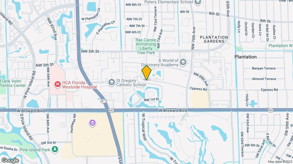 7381 NW 1st Manor Map and Location Details
