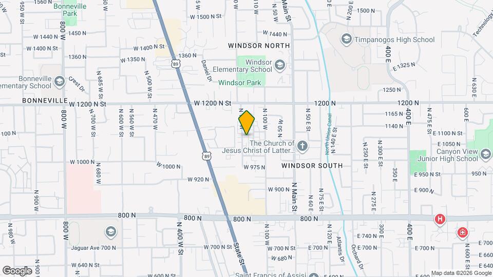 1078 N 185 W Map and Location Details