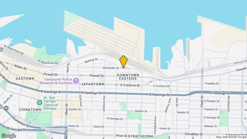 Alexander Street Co-op Map and Location Details