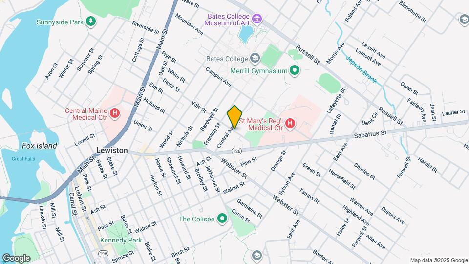 105 Vale St Mapa y Detalles de la Ubicación