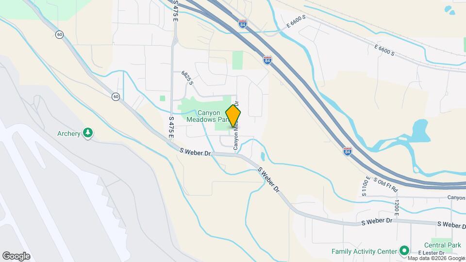 6953 Canyon Meadows Dr Map and Location Details
