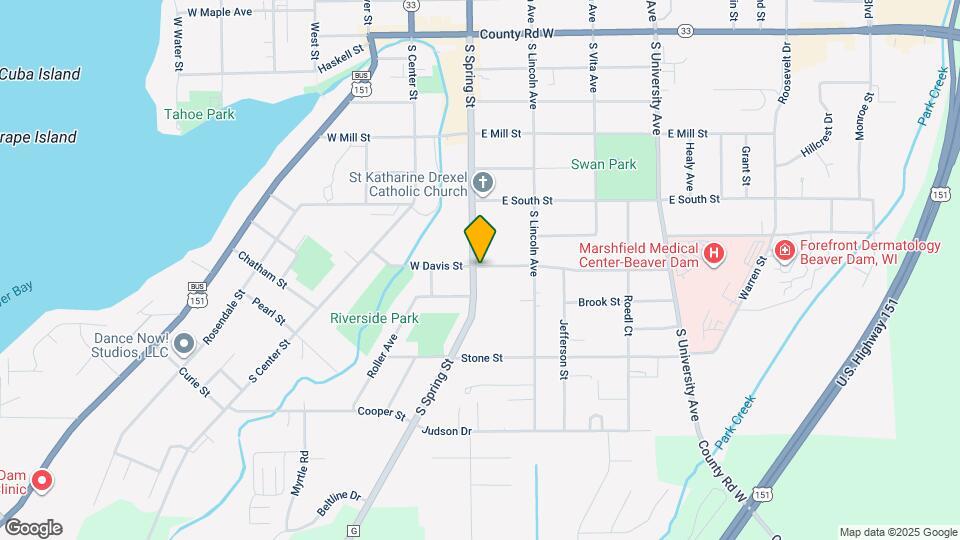 701 S Spring St Map and Location Details