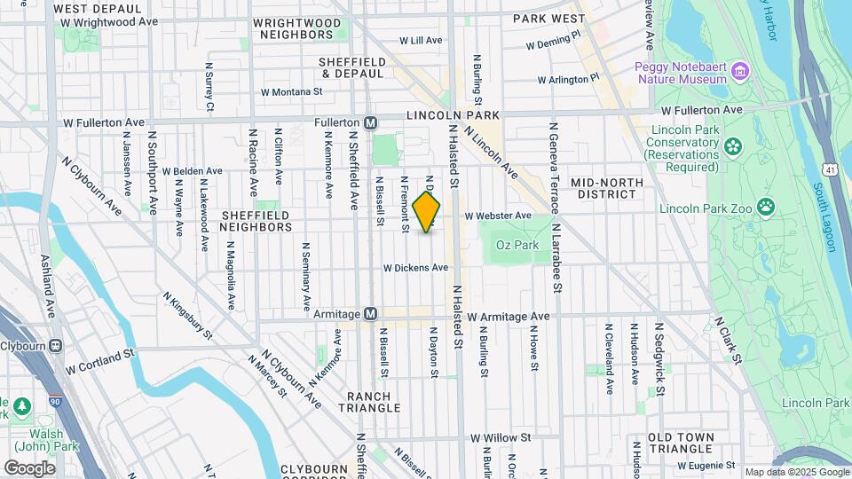 2132 N Dayton St, Unit 202 Mapa y Detalles de la Ubicación